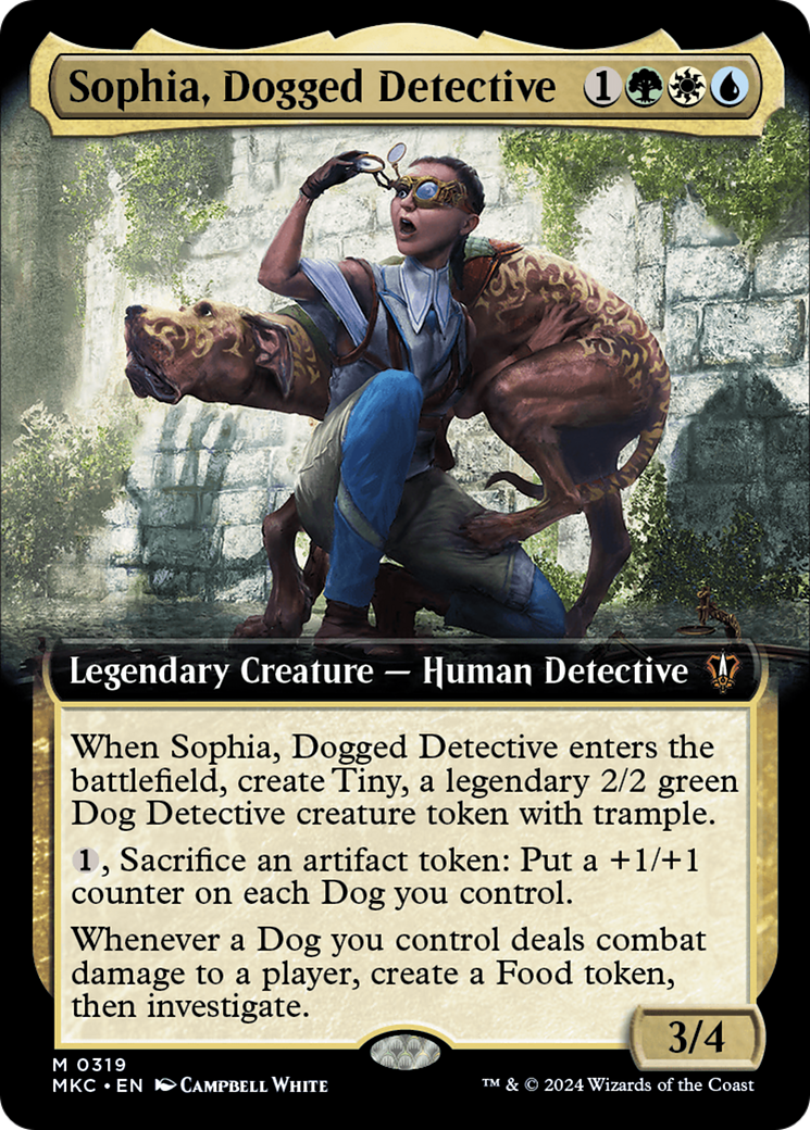 Sophia, Dogged Detective (Extended Art) [Murders at Karlov Manor Commander] | Boutique FDB TCG