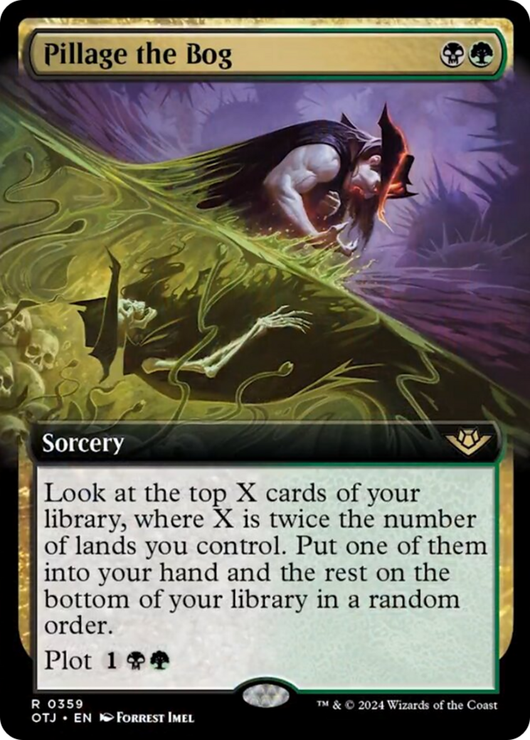 Pillage the Bog (Extended Art) [Outlaws of Thunder Junction] | Boutique FDB TCG
