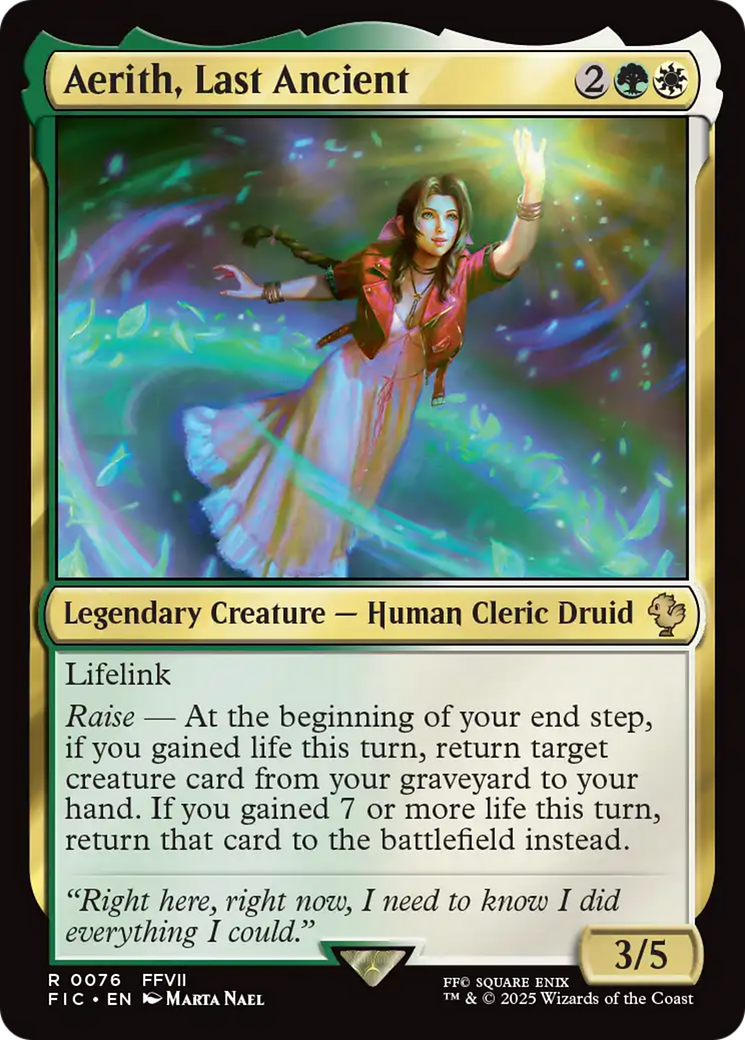 Aerith, Last Ancient [FINAL FANTASY Commander] | Boutique FDB TCG