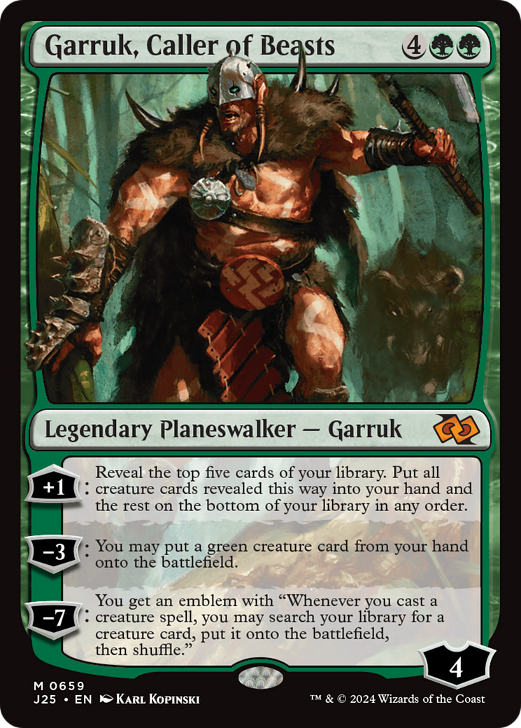 Garruk, Caller of Beasts [Foundations Jumpstart] | Boutique FDB TCG