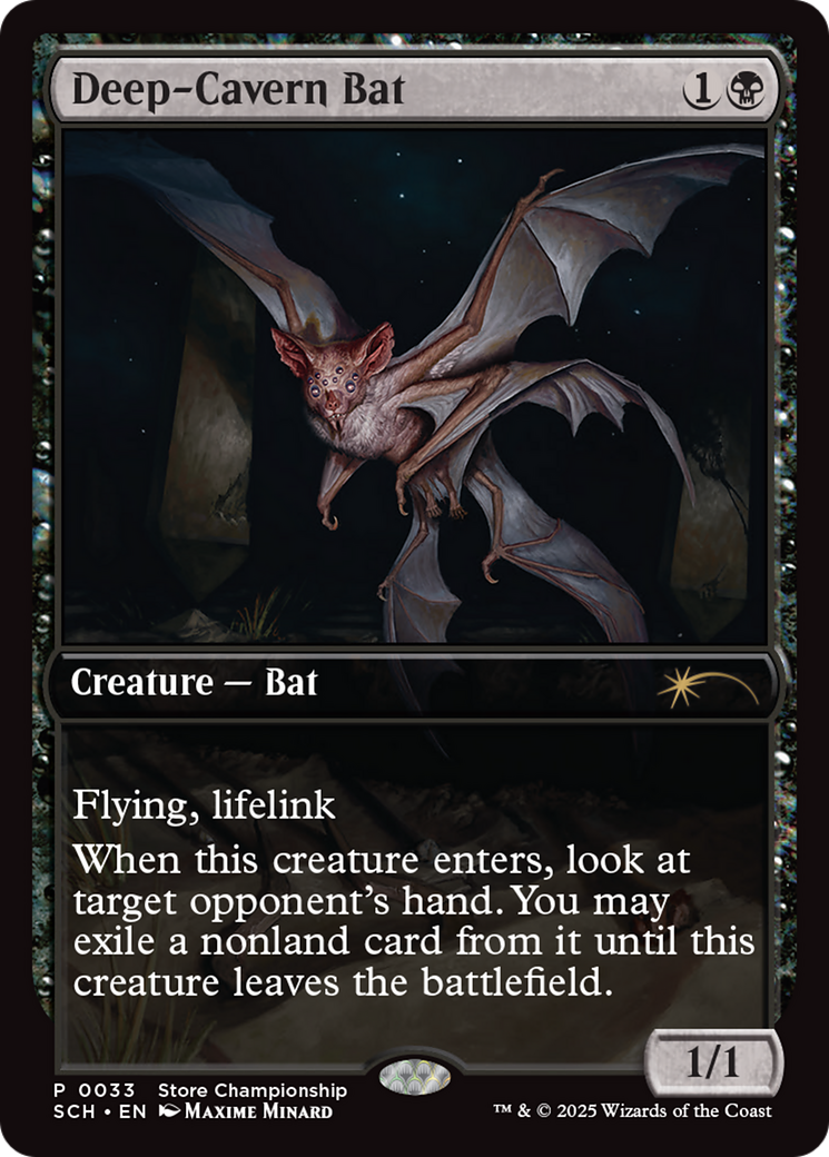 Deep-Cavern Bat [Store Championships 2025] | Boutique FDB TCG