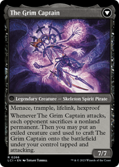 Throne of the Grim Captain // The Grim Captain [The Lost Caverns of Ixalan Prerelease Cards] | Boutique FDB TCG