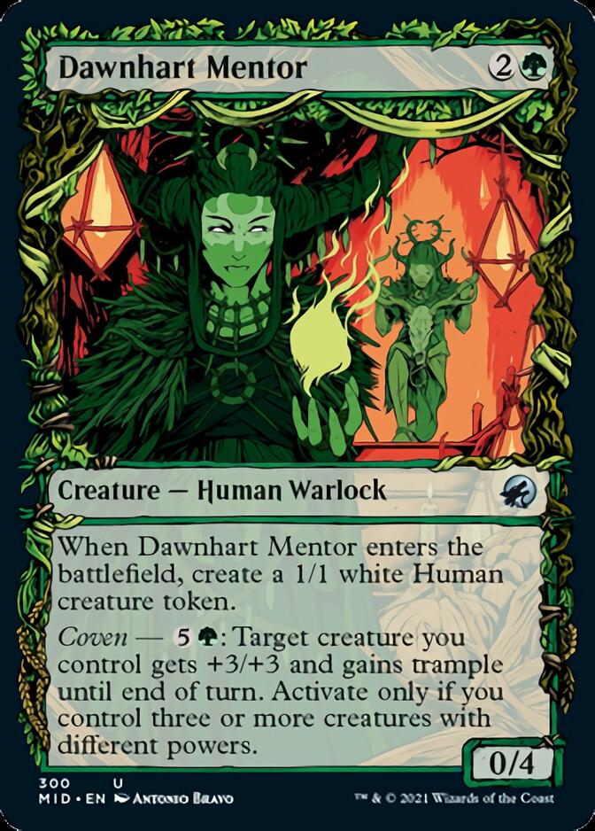 Dawnhart Mentor (Showcase Equinox) [Innistrad: Midnight Hunt] | Boutique FDB TCG