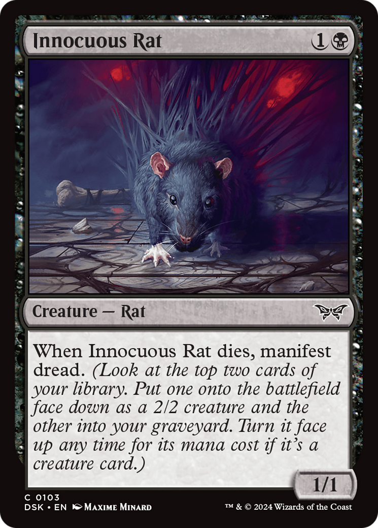 Innocuous Rat [Duskmourn: House of Horror] | Boutique FDB TCG