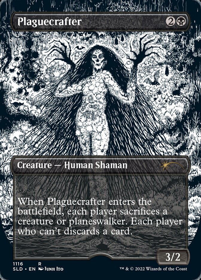 Plaguecrafter (Borderless Etched Foil) [Secret Lair Drop Series] | Boutique FDB TCG