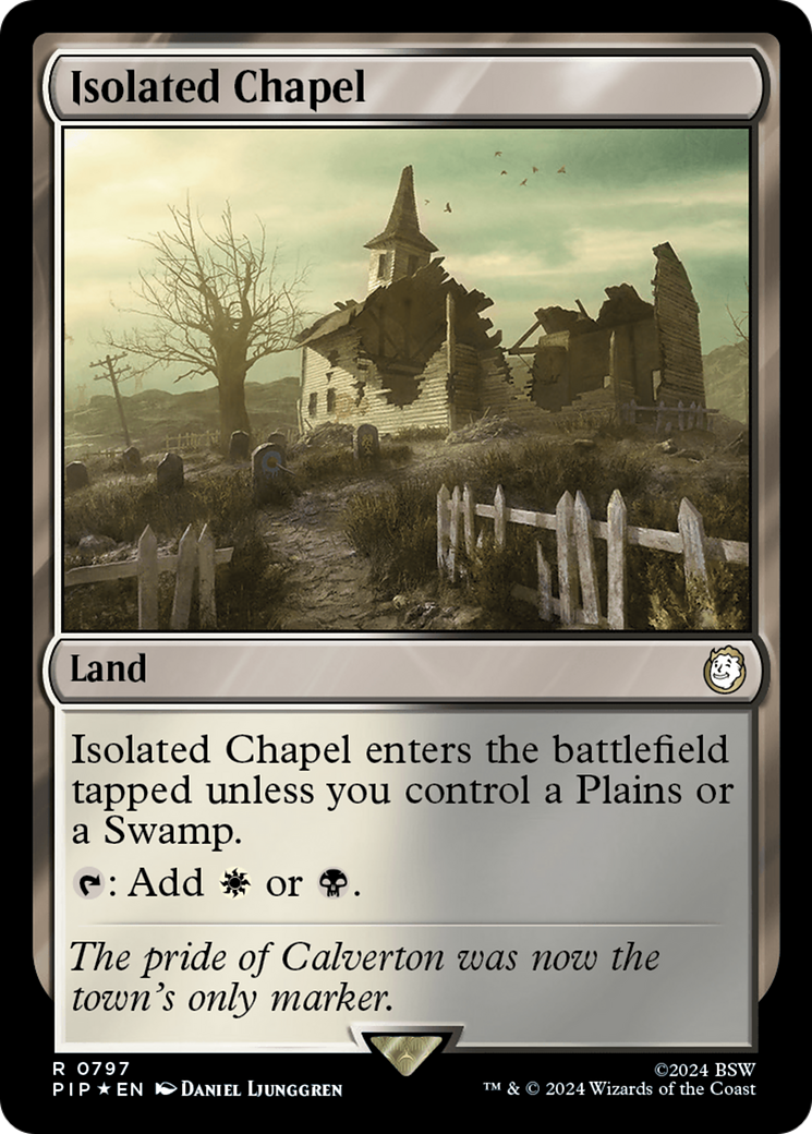 Isolated Chapel (Surge Foil) [Fallout] | Boutique FDB TCG