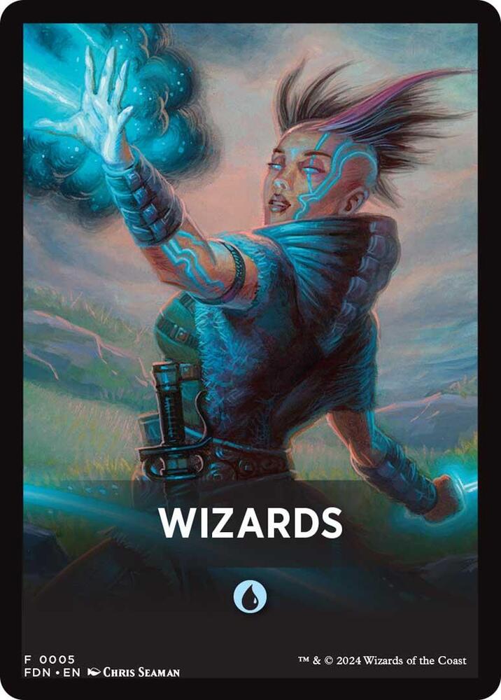 Wizards Theme Card [Foundations Tokens] | Boutique FDB TCG