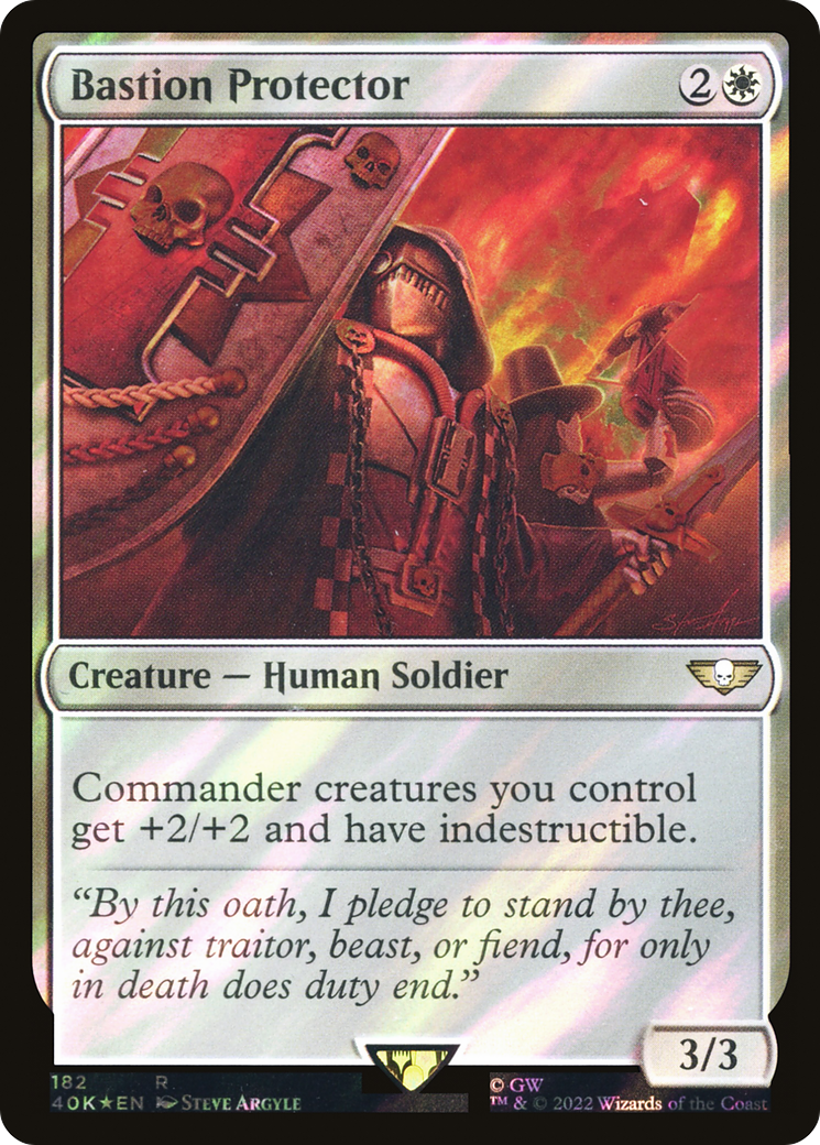 Bastion Protector (Surge Foil) [Marvel Super Heroes Commander] | Boutique FDB TCG