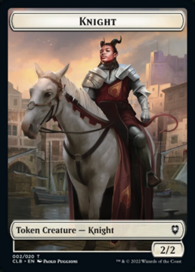 Knight Token [Commander Legends: Battle for Baldur's Gate Tokens] | Boutique FDB TCG