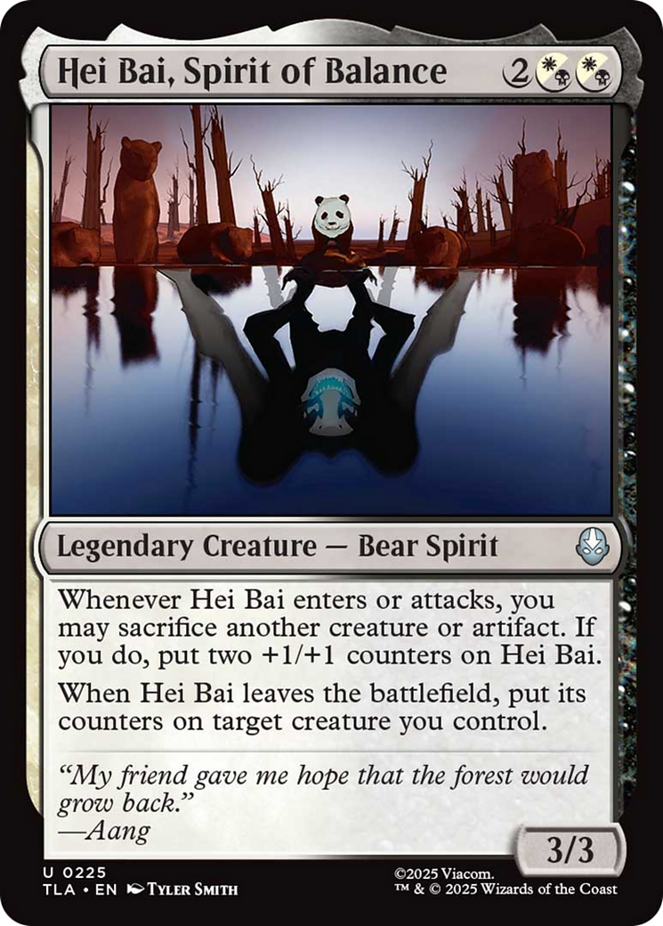 Hei Bai, Spirit of Balance [Avatar: The Last Airbender] | Boutique FDB TCG