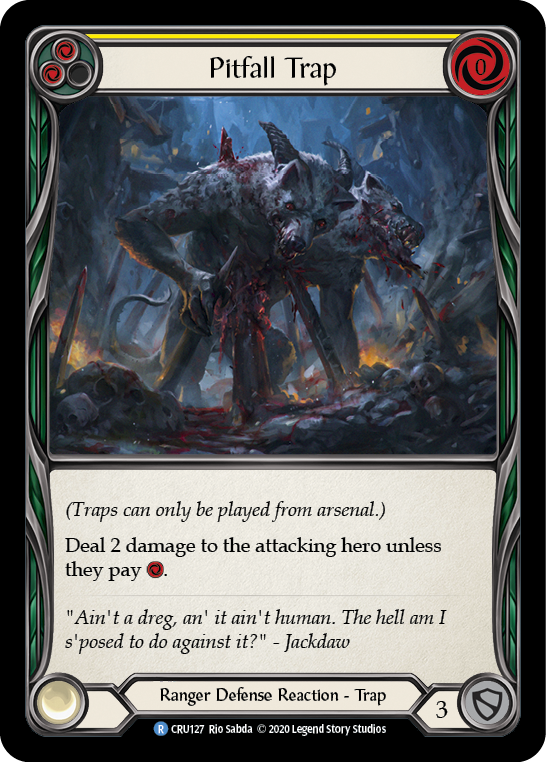 Pitfall Trap [CRU127] (Crucible of War)  1st Edition Normal | Boutique FDB TCG