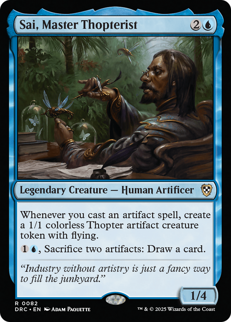 Sai, Master Thopterist [Aetherdrift Commander] | Boutique FDB TCG