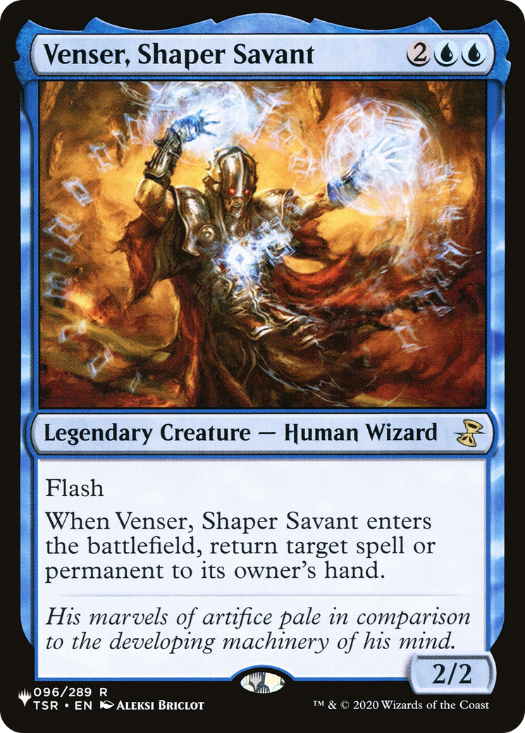 Venser, Shaper Savant [The List] | Boutique FDB TCG