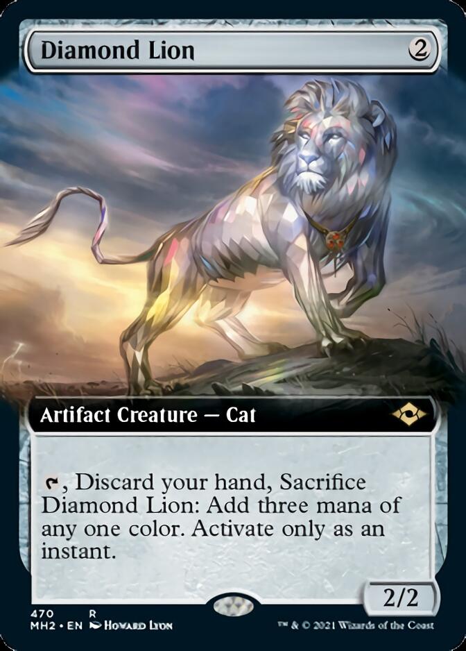 Diamond Lion (Extended Art) [Modern Horizons 2] | Boutique FDB TCG