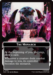 The Monarch (016) // Vibranium (015) Double-Sided Token [Marvel Super Heroes Commander Tokens] | Boutique FDB TCG
