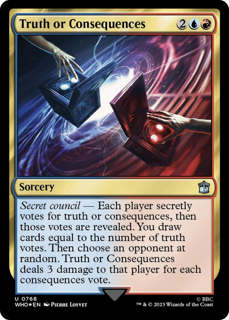 Truth or Consequences (Surge Foil) [Doctor Who] | Boutique FDB TCG