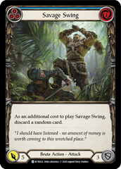 Savage Swing (Blue) [U-WTR022] (Welcome to Rathe Unlimited)  Unlimited Normal | Boutique FDB TCG