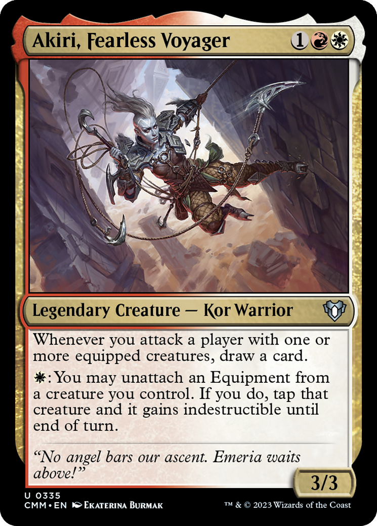 Akiri, Fearless Voyager [Commander Masters] | Boutique FDB TCG