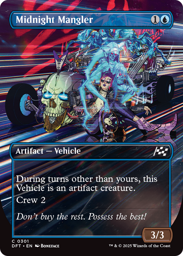 Midnight Mangler (Borderless) [Aetherdrift] | Boutique FDB TCG