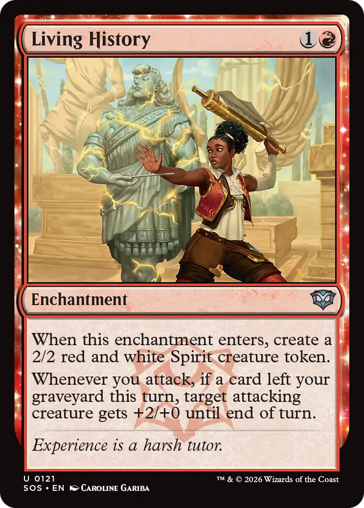 Living History [Secrets of Strixhaven] | Boutique FDB TCG