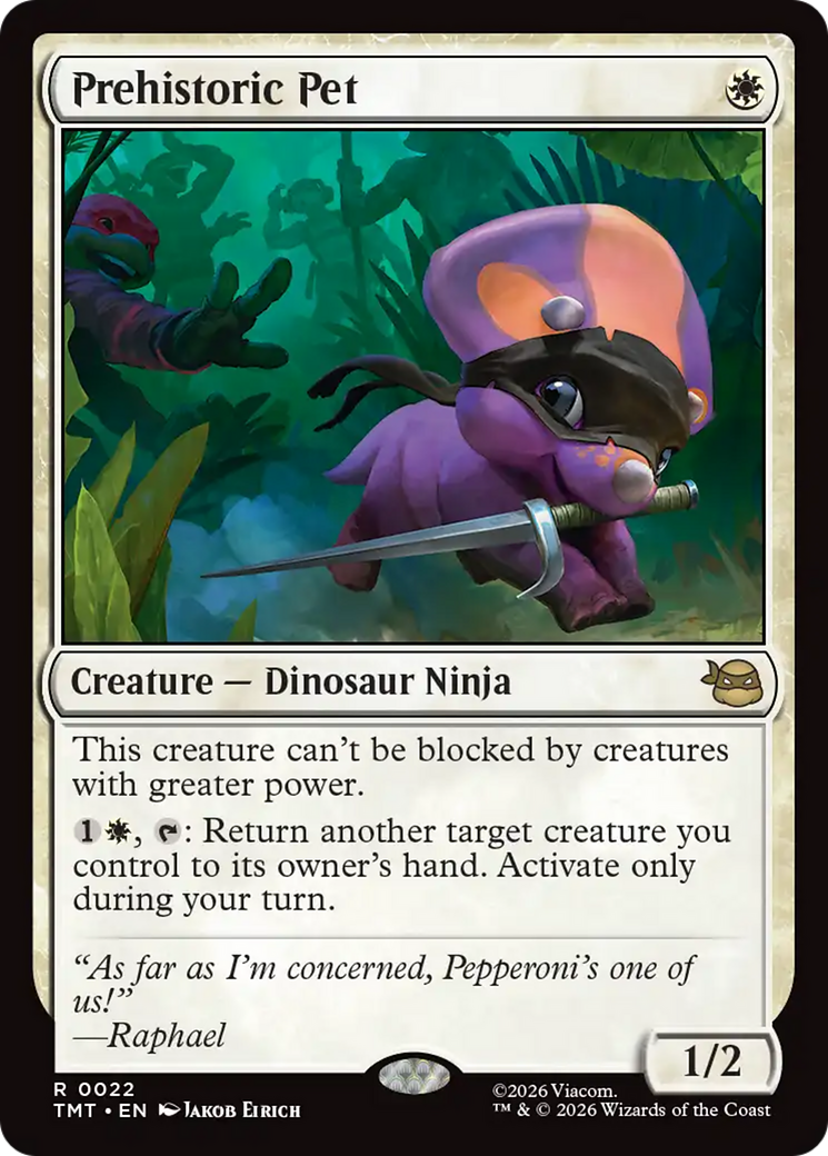 Prehistoric Pet [Teenage Mutant Ninja Turtles] | Boutique FDB TCG