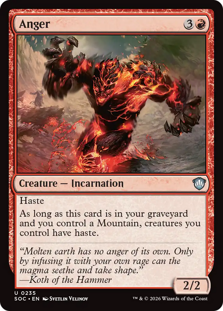 Anger [Secrets of Strixhaven Commander] | Boutique FDB TCG