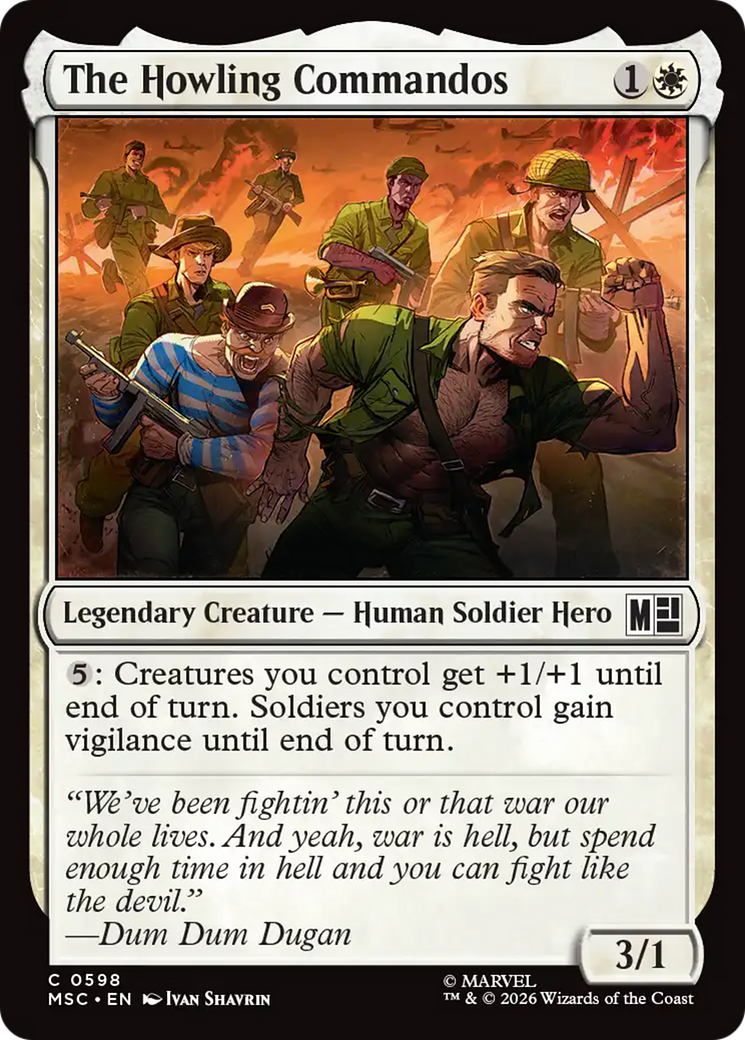 The Howling Commandos [Marvel Super Heroes Commander] | Boutique FDB TCG