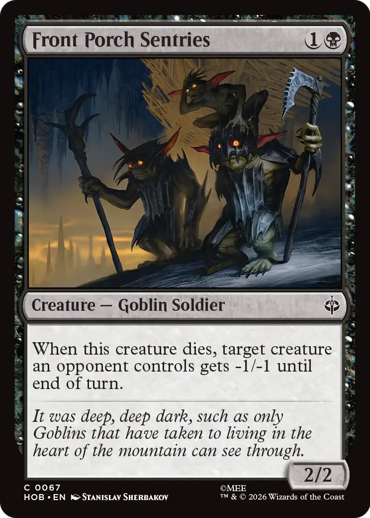 Front Porch Sentries [The Hobbit] | Boutique FDB TCG