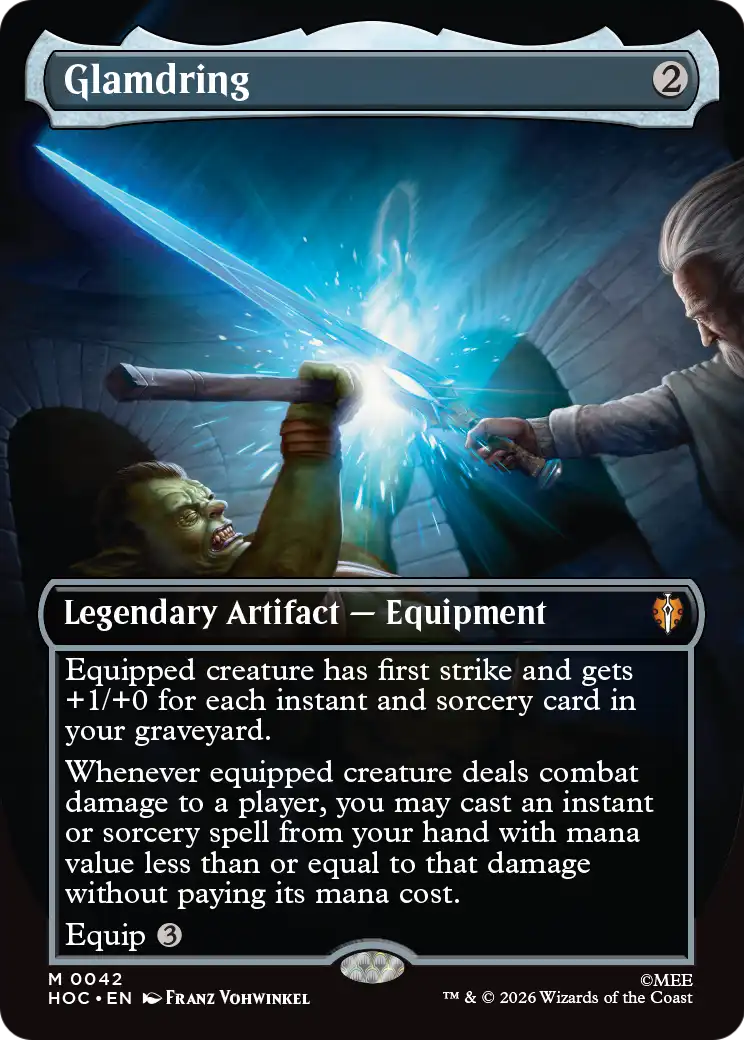 Glamdring (Borderless) [The Hobbit: Eternal-Legal] | Boutique FDB TCG