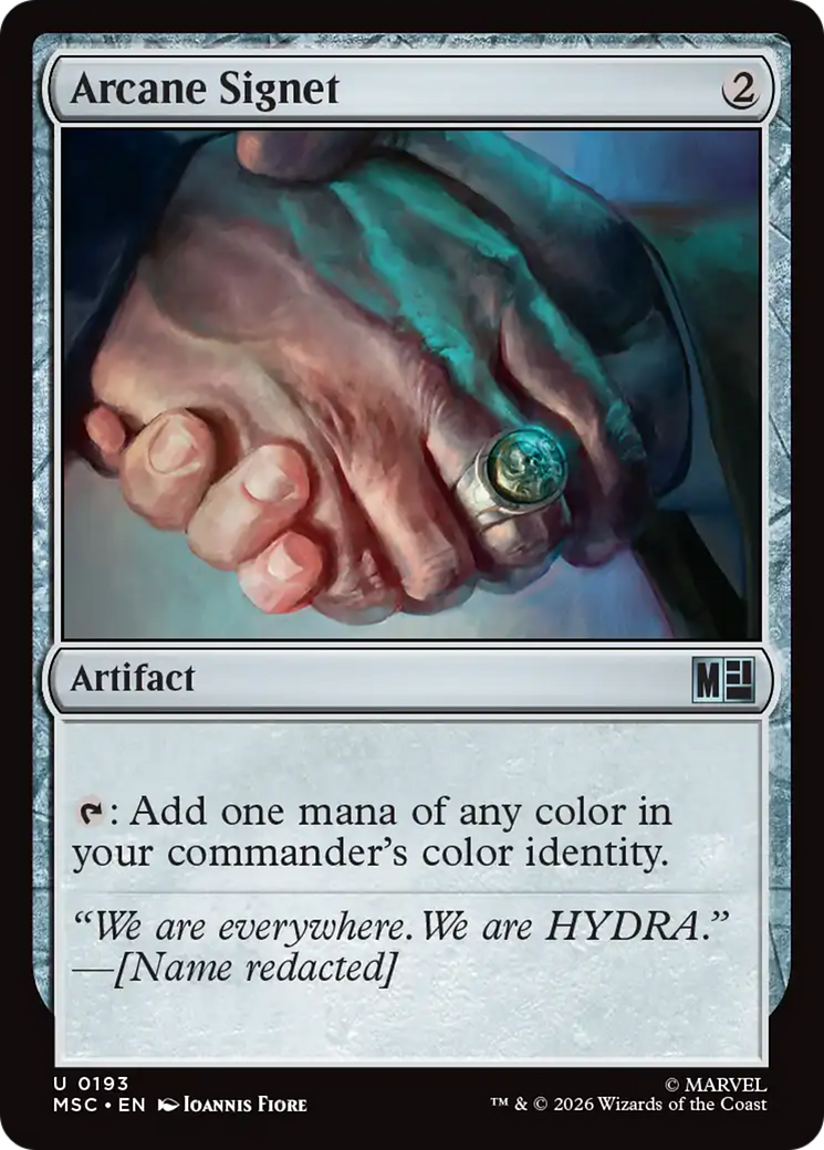 Arcane Signet (0193) (Surge Foil) [Marvel Super Heroes Commander] | Boutique FDB TCG