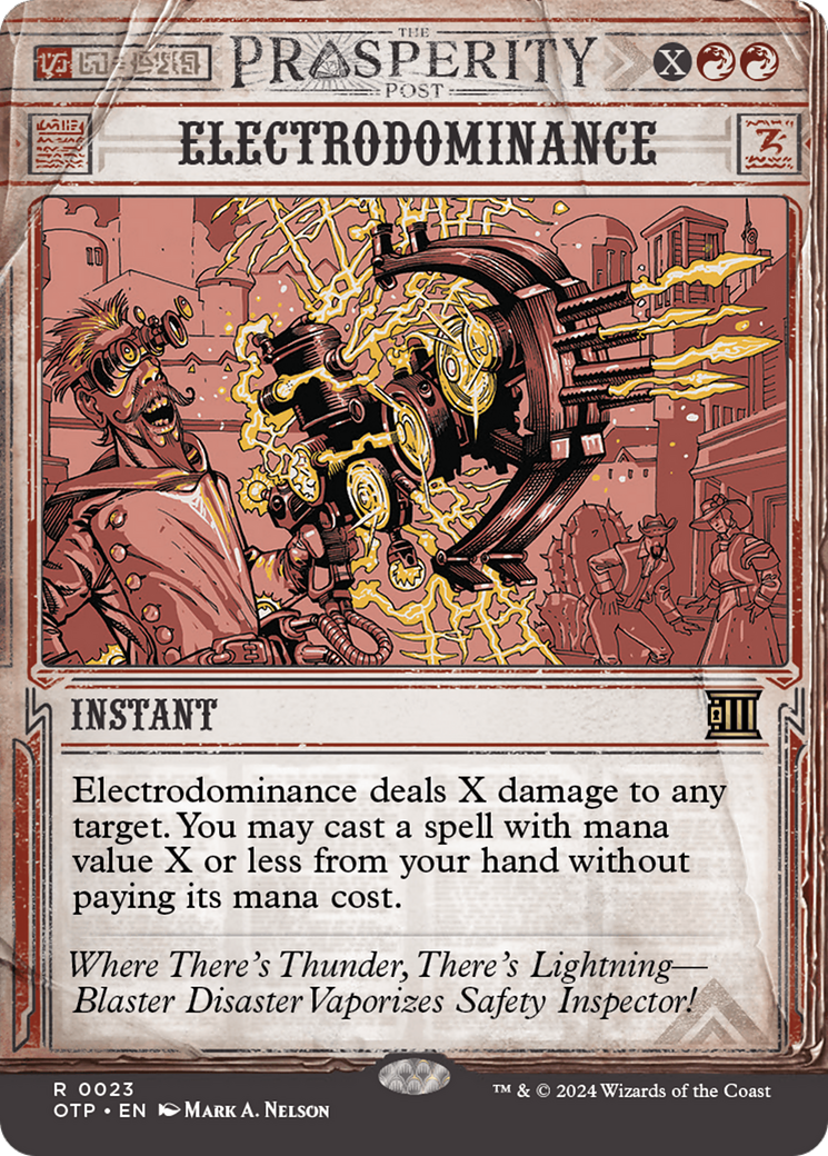 Electrodominance [Outlaws of Thunder Junction: Breaking News] | Boutique FDB TCG