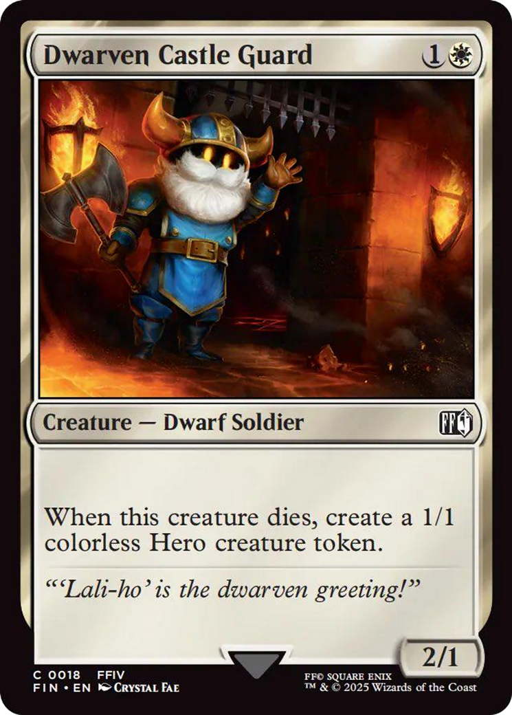 Dwarven Castle Guard [FINAL FANTASY] | Boutique FDB TCG
