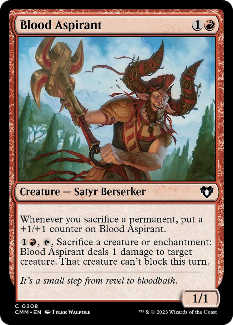 Blood Aspirant [Commander Masters] | Boutique FDB TCG