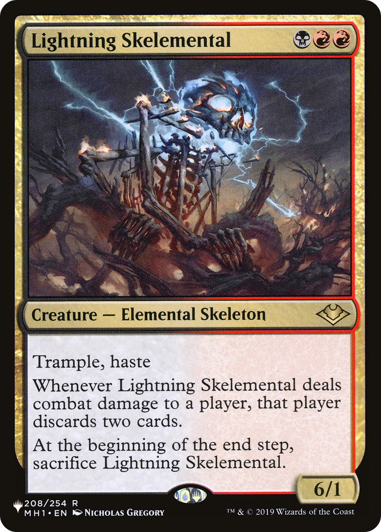 Lightning Skelemental [The List Reprints] | Boutique FDB TCG