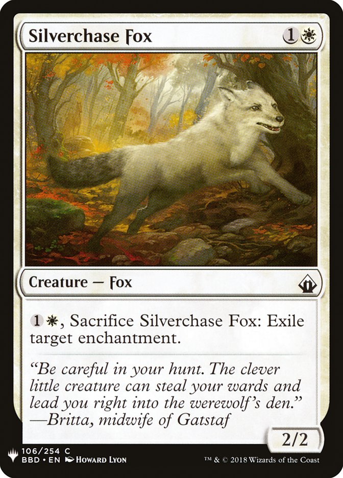 Silverchase Fox [Mystery Booster] | Boutique FDB TCG