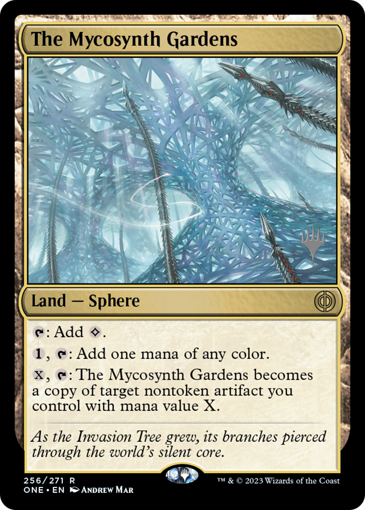 The Mycosynth Gardens (Promo Pack) [Phyrexia: All Will Be One Promos] | Boutique FDB TCG