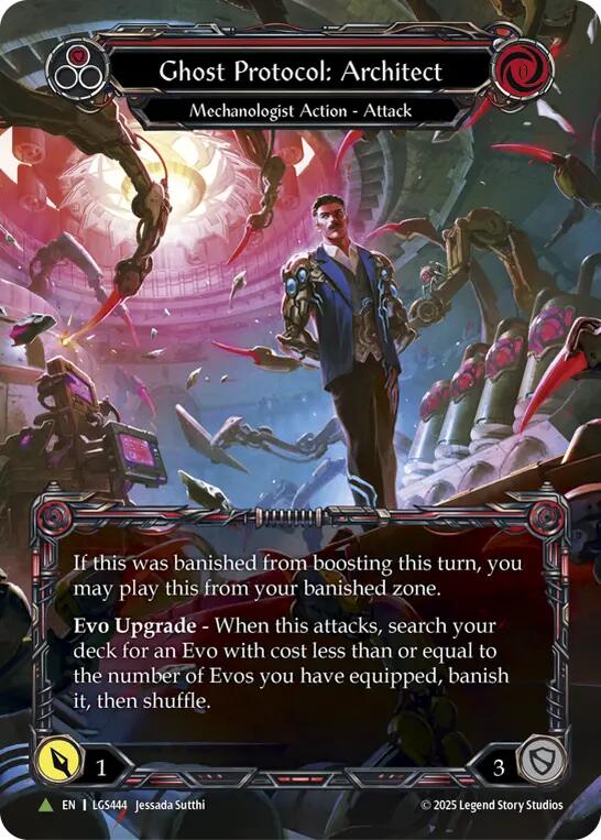 Ghost Protocol: Architect [LGS444] (Promo)  Cold Foil | Boutique FDB TCG