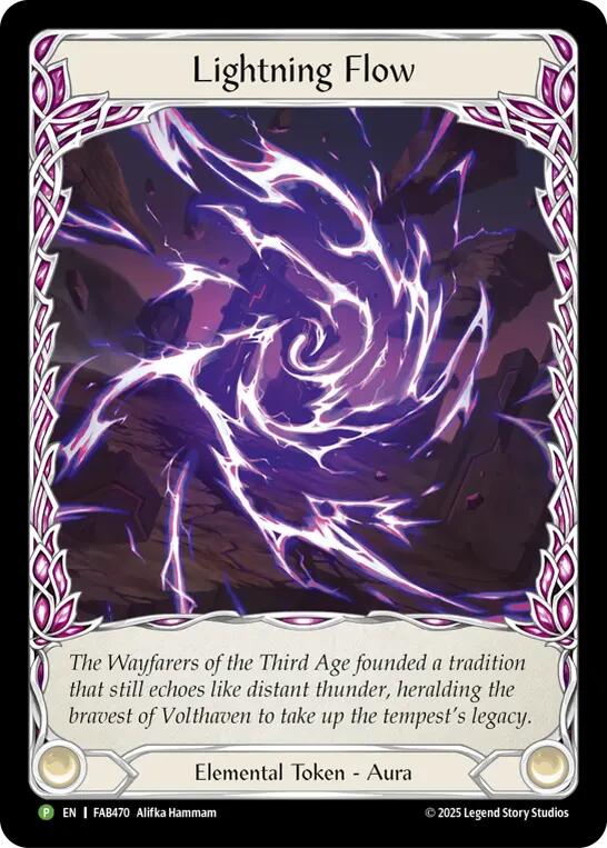 Lightning Flow [FAB470] (Promo)  Rainbow Foil | Boutique FDB TCG