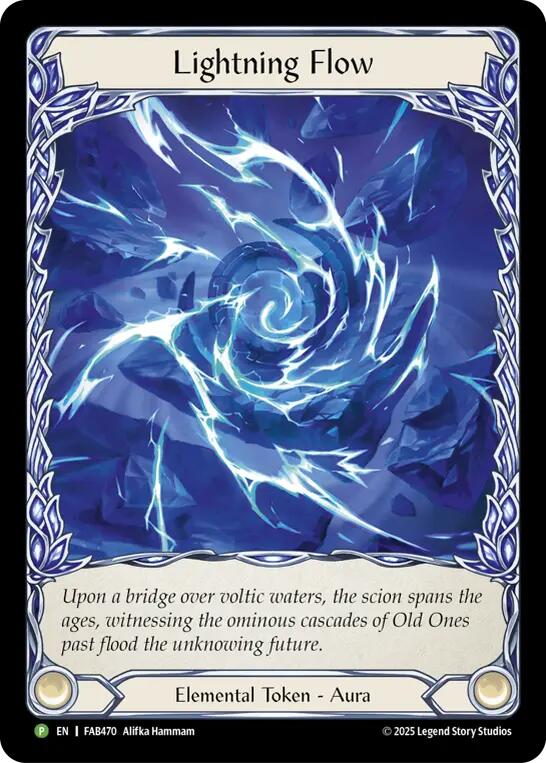 Lightning Flow (C) [FAB470] (Promo)  Rainbow Foil | Boutique FDB TCG