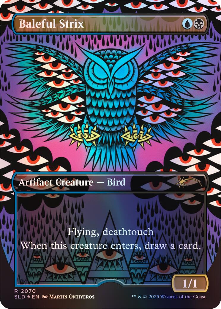 Baleful Strix (2070) (Rainbow Foil) [Secret Lair Drop Series] | Boutique FDB TCG
