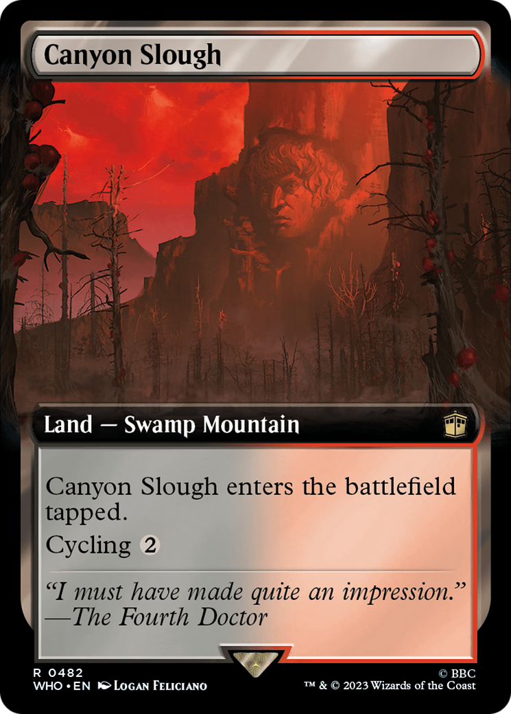 Canyon Slough (Extended Art) [Doctor Who] | Boutique FDB TCG