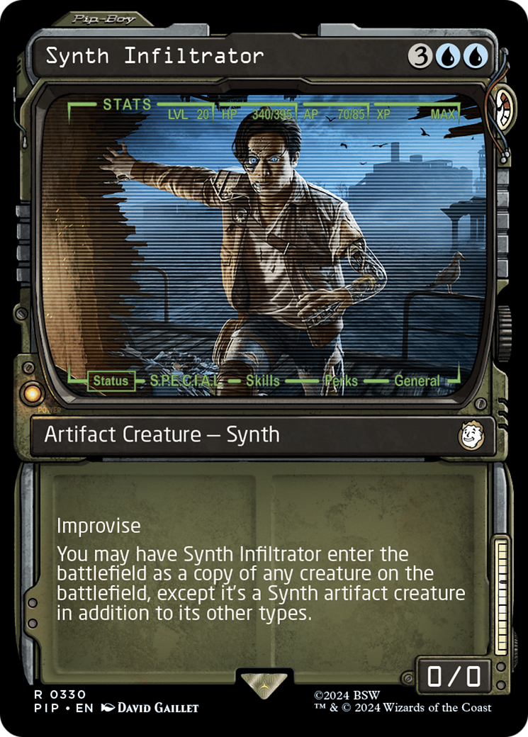 Synth Infiltrator (Showcase) [Fallout] | Boutique FDB TCG