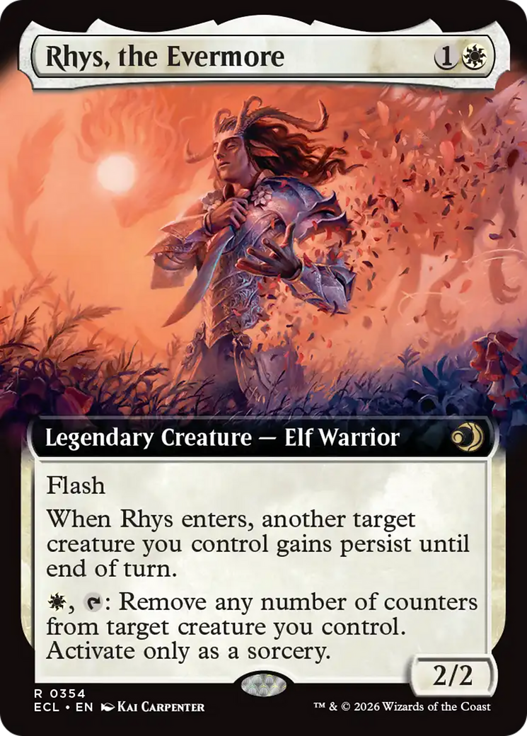 Rhys, the Evermore (Extended Art) [Lorwyn Eclipsed] | Boutique FDB TCG