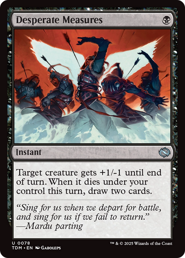 Desperate Measures [Tarkir: Dragonstorm] | Boutique FDB TCG