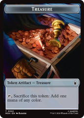 Treasure (022) // Construct (014) Double-Sided Token [Marvel Super Heroes Commander Tokens] | Boutique FDB TCG