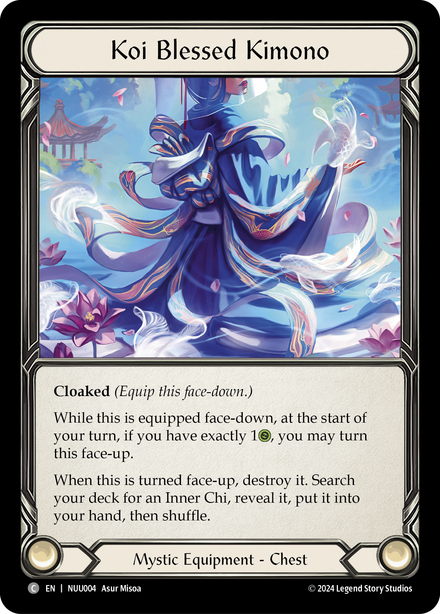 Koi Blessed Kimono [NUU004] (Part the Mistveil Nuu Blitz Deck) | Boutique FDB TCG