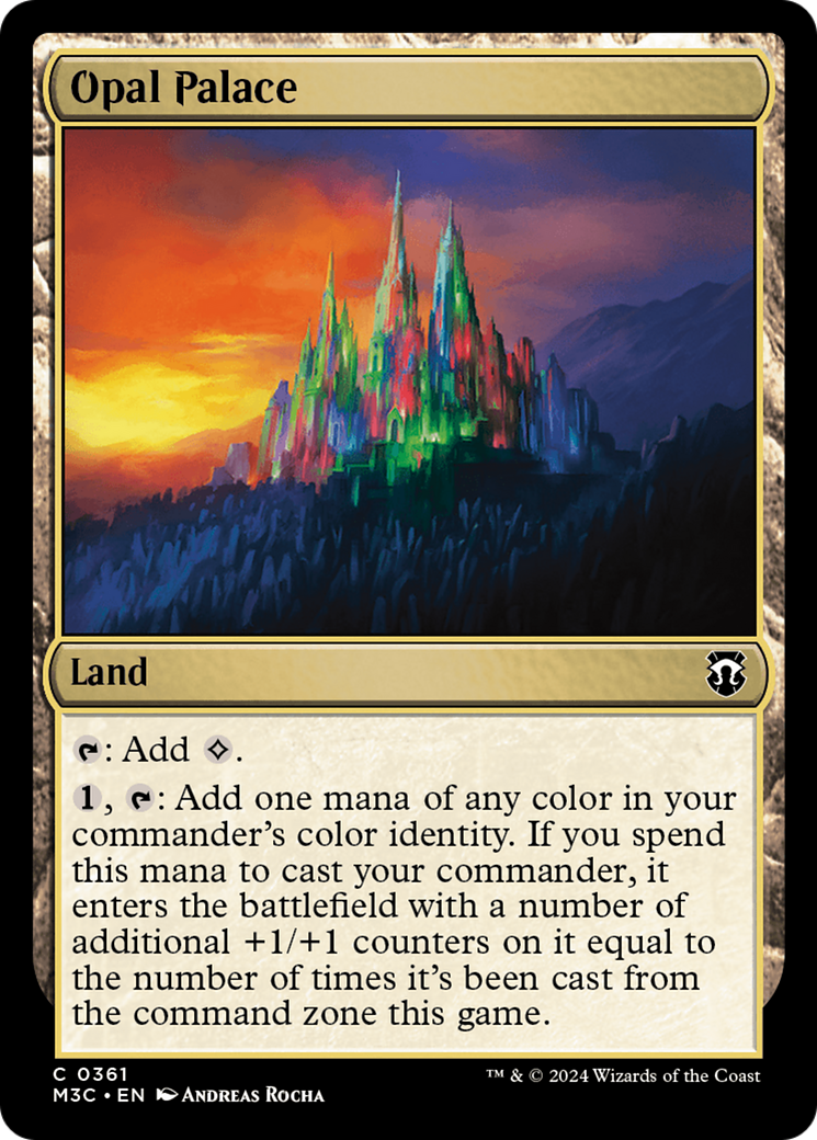 Opal Palace (Ripple Foil) [Modern Horizons 3 Commander] | Boutique FDB TCG