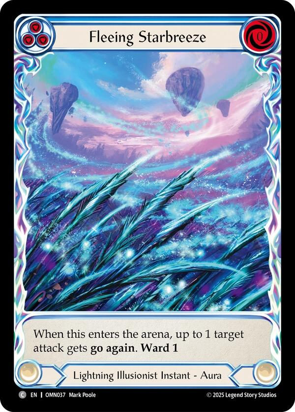 Fleeing Starbreeze (Extended Art) [OMN037] (Omens of the Third Age)  Cold Foil | Boutique FDB TCG