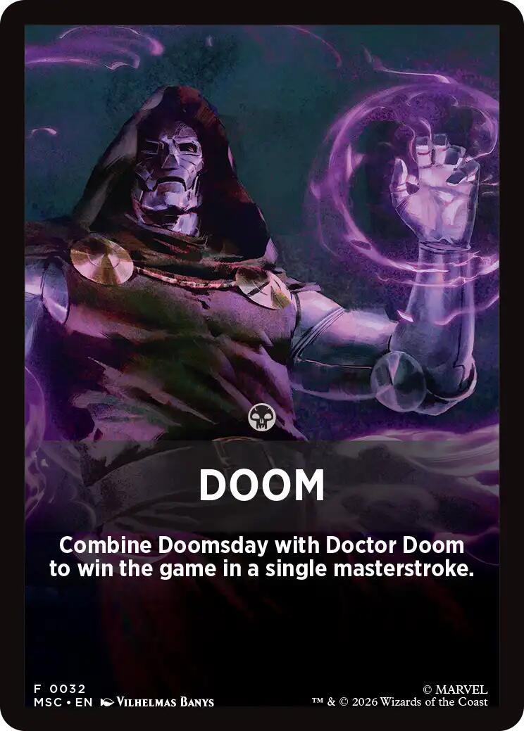 Doom Theme Card [Marvel Super Heroes Commander] | Boutique FDB TCG
