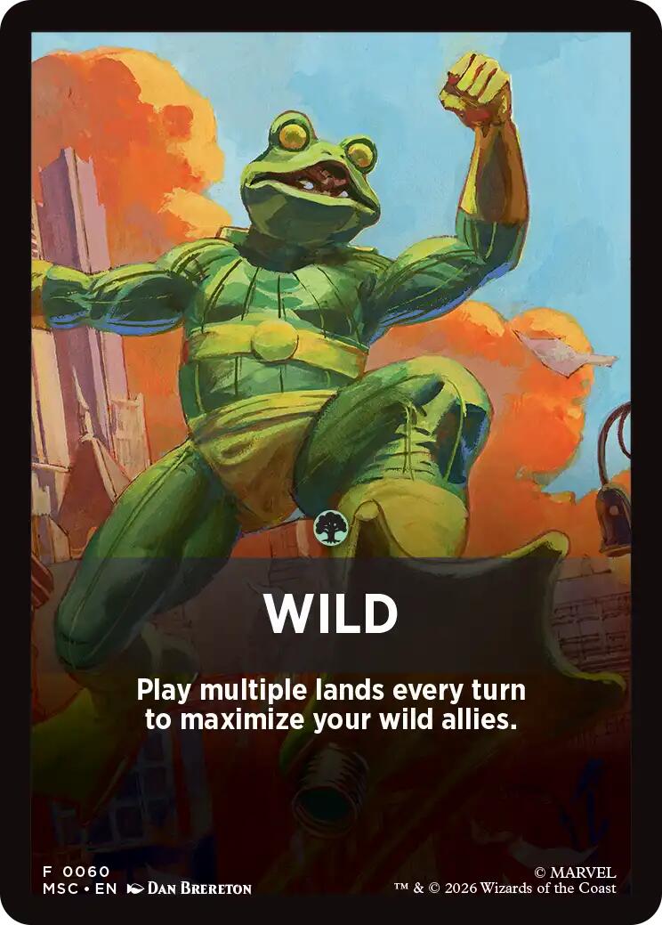 Wild Theme Card [Marvel Super Heroes Commander] | Boutique FDB TCG